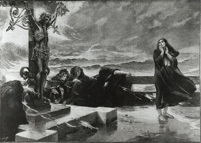 Kyltti (kaiverrus) (m/w kuva) tekijältä Felix Hippolyte Lanoue