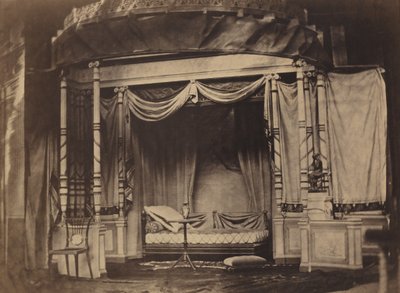 Makuuhuoneen näyttely Pariisin maailmannäyttelyssä 1855,1855 (kuva) tekijältä Félix Jacques Antoine Moulin