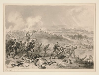Gettysburgin taistelu tekijältä Felix O. C. Darley