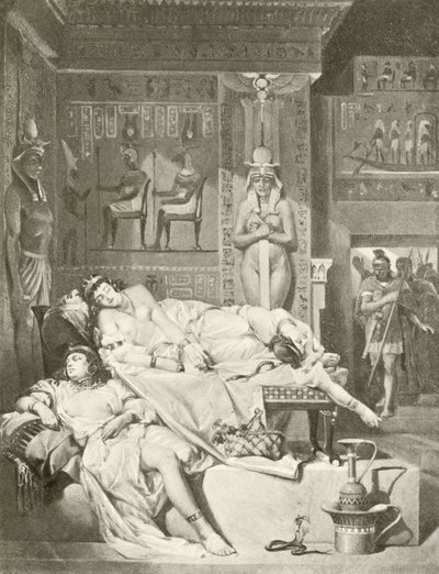Antonius ja Kleopatra. V näytös, kohtaus II (syväpaino) tekijältä Felix Octavius Carr Darley