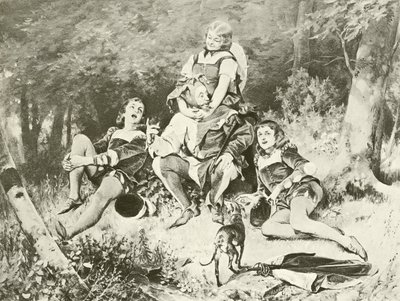 Kuten pidät. V näytös, kohtaus III (syväpaino) tekijältä Felix Octavius Carr Darley