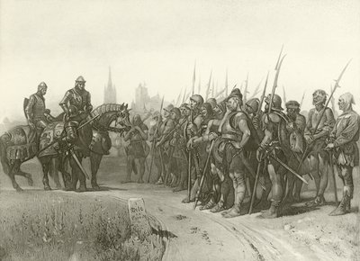 Kuningas Henrik IV:n ensimmäinen osa. Näytös IV, kohtaus II (syväpaino) tekijältä Felix Octavius Carr Darley