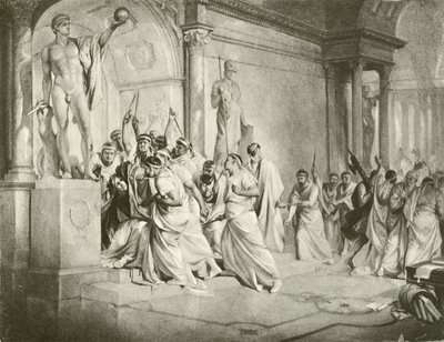 Julius Caesar. III näytös - Scene I (syväpaino) tekijältä Felix Octavius Carr Darley