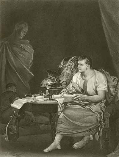 Julius Caesar. IV näytös, kohtaus III (syväpaino) tekijältä Felix Octavius Carr Darley