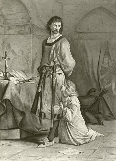 Kuningas Johannes. IV näytös, kohtaus I (syväpaino) tekijältä Felix Octavius Carr Darley