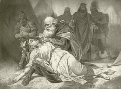 Kuningas Lear. V näytös, kohtaus III (syväpaino) tekijältä Felix Octavius Carr Darley