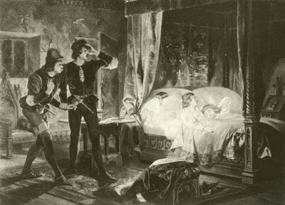 Kuningas Richard Kolmas. IV näytös - Scene III (syväpaino) tekijältä Felix Octavius Carr Darley