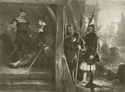 Paljon melua tyhjästä. näytös III - kohtaus III (syväpaino) tekijältä Felix Octavius Carr Darley
