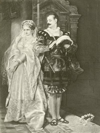 Paljon puhetta tyhjästä. IV näytös - kohtaus I (syväpaino) tekijältä Felix Octavius Carr Darley
