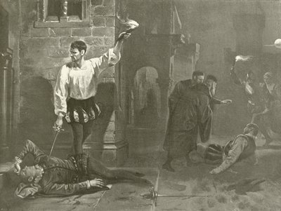 Othello. V näytös, I kohtaus (syväpaino) tekijältä Felix Octavius Carr Darley