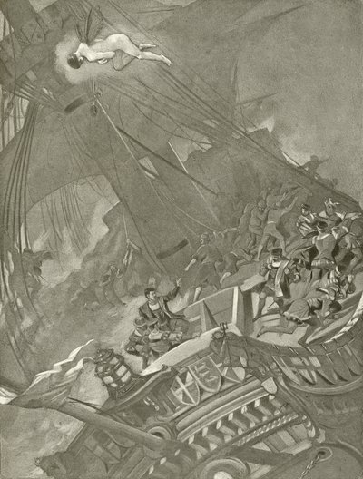 Myrsky. I näytös, kohtaus I (syväpaino) tekijältä Felix Octavius Carr Darley