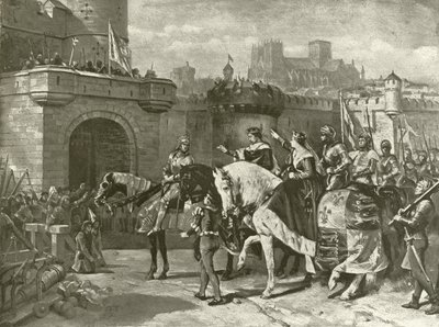 Henrik VI:n kolmas osa. Toisen näytöksen toinen kohtaus (syväpaino) tekijältä Felix Octavius Carr Darley