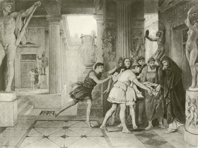 Timon Ateenasta. näytös III, kohtaus IV (syväpaino) tekijältä Felix Octavius Carr Darley