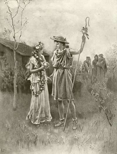Talven tarina. IV näytös, kohtaus III (syväpaino) tekijältä Felix Octavius Carr Darley