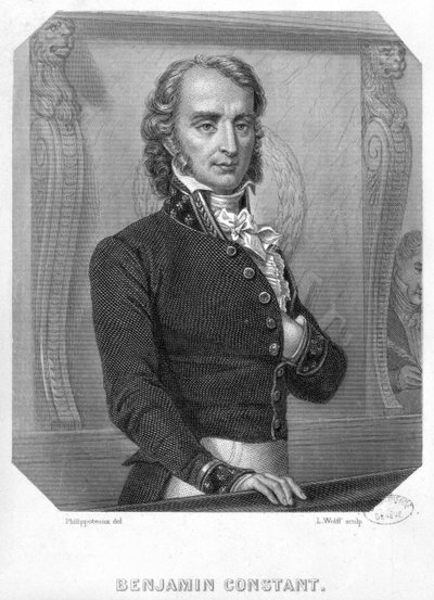 Henri Benjamin Constant de Rebecque (1767-1830) Tribunessa tekijältä Felix Philippoteaux