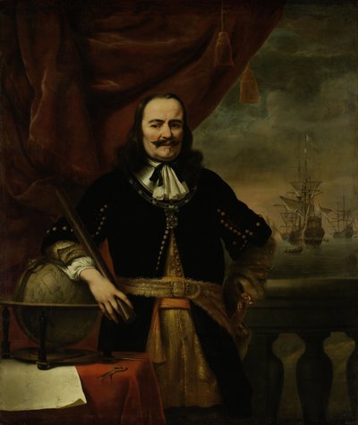 Michiel de Ruyter (amiraaliluutnantti) tekijältä Ferdinand Bol
