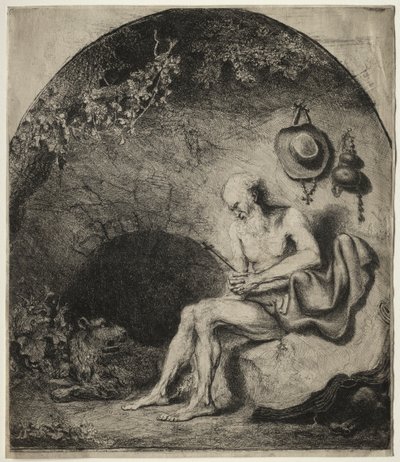 St. Jerome in Penitence, 1644. tekijältä Ferdinand Bol