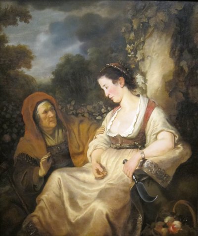 Vertumnus ja Pomona tekijältä Ferdinand Bol