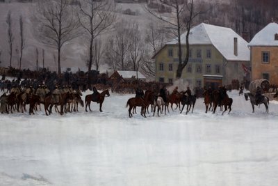 Bourbakin panoraama tekijältä Ferdinand & Castres Edouard (1838-1902) Hodler