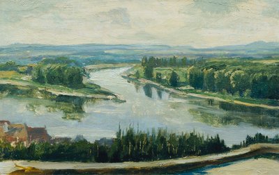 Vltavan ja Elben yhtymäkohta tekijältä Ferdinand Engelmuller