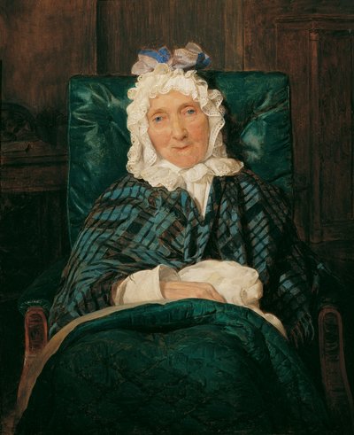 Aloisia Eltz nojatuolissa tekijältä Ferdinand Georg Waldmuller