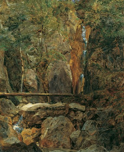 Rettenbachin erämaa lähellä Ischliä tekijältä Ferdinand Georg Waldmuller