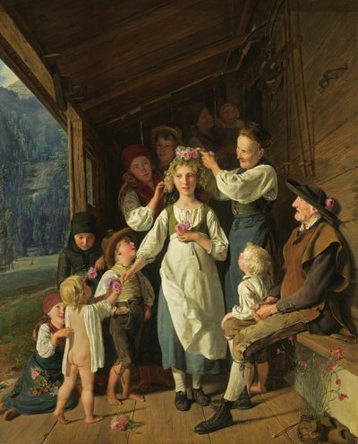 Morsiusneito tekijältä Ferdinand Georg Waldmuller