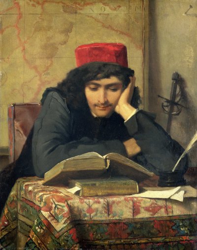 Lukija, 1856 tekijältä Ferdinand Heilbuth