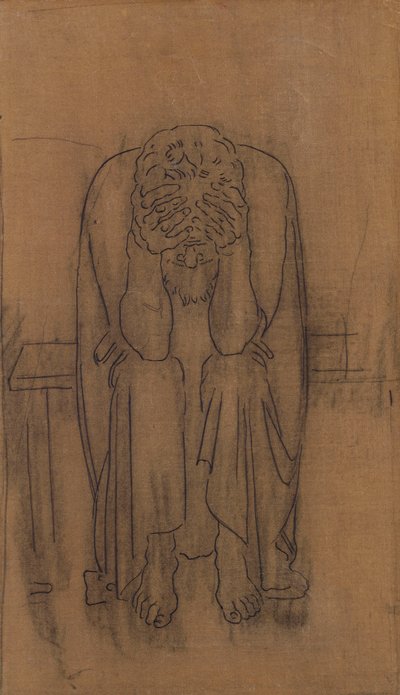 tumma nero; Dark Genius, 1891-2 tekijältä Ferdinand Hodler
