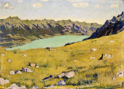 Brienz-järvi Breitlauenista, 1906 tekijältä Ferdinand Hodler