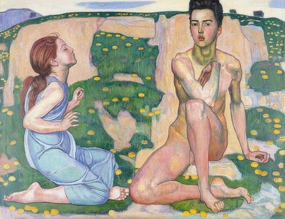 Kevät. 1901 tekijältä Ferdinand Hodler
