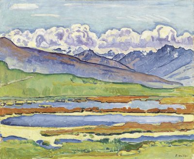 Maisema Montanassa tekijältä Ferdinand Hodler
