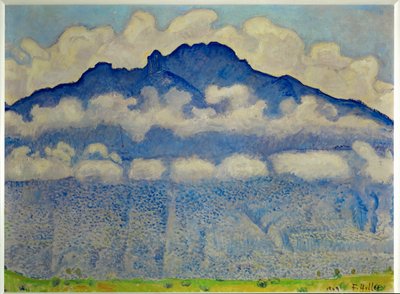 Bernin Oberlandin maisemat tekijältä Ferdinand Hodler