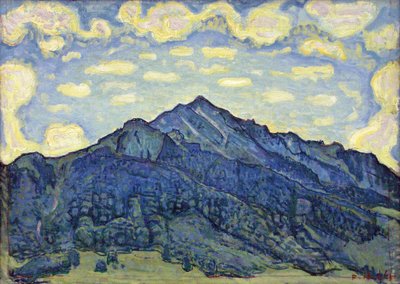 Landschaft in Schweizer Alpen tekijältä Ferdinand Hodler