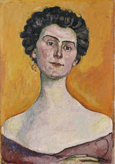 Clara Pasche-Battién muotokuva, 1914 tekijältä Ferdinand Hodler