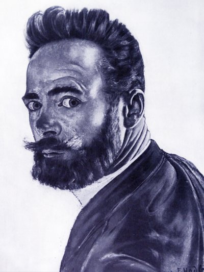 Omakuva, 1891 tekijältä Ferdinand Hodler