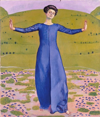Laulu kaukaa, 1906 tekijältä Ferdinand Hodler