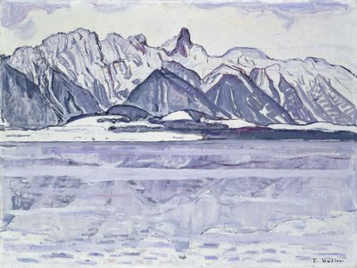 Stockhorn Snowy, 1913-1914 tekijältä Ferdinand Hodler