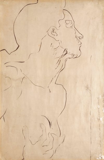 Tutkimus "Feeling I", 1901 tekijältä Ferdinand Hodler