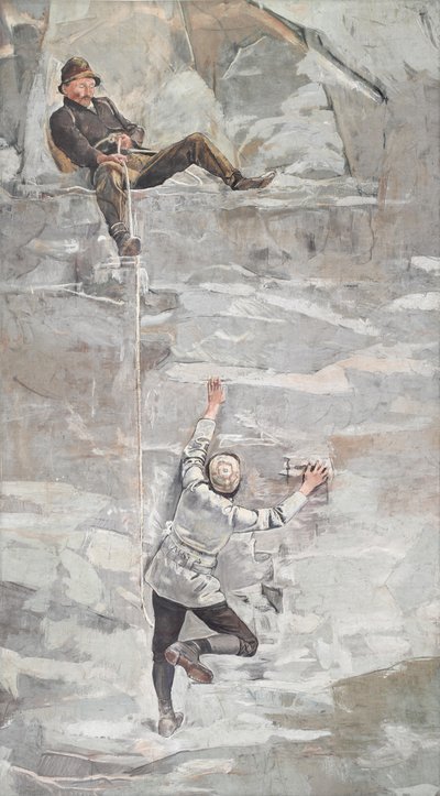 Kiipeily, 1894. tekijältä Ferdinand Hodler