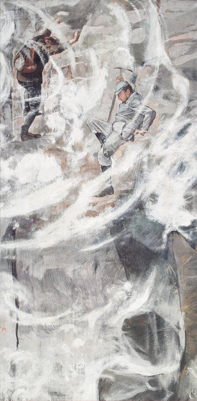 Kiipeily, 1894. tekijältä Ferdinand Hodler