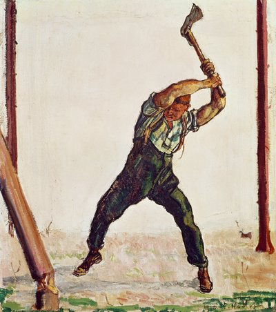 Metsämies, 1910 tekijältä Ferdinand Hodler