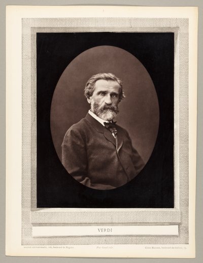 Giuseppe Verdi (italialainen säveltäjä, 1813-1901) tekijältä Ferdinand J. Mulnier
