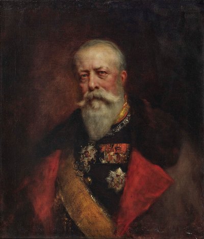 Muotokuva Badenin suurherttua Frederick I:stä 1826-1907. tekijältä Ferdinand Keller