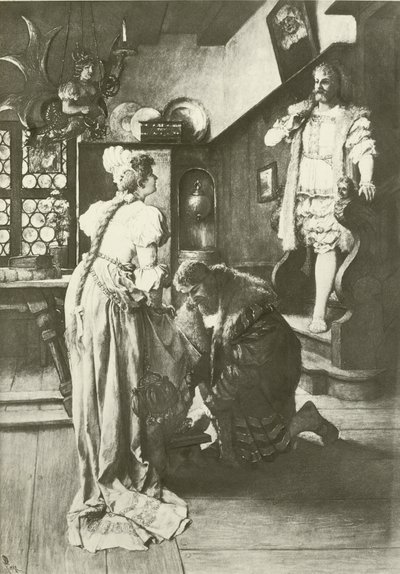 Nürnbergin mestarilaulajat, III näytös, kohtaus iv (syväpaino) tekijältä Ferdinand Leeke