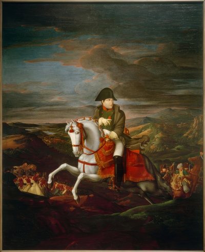 Keisari Napoleon I:n ratsumuotokuva. tekijältä Ferdinand Olivier