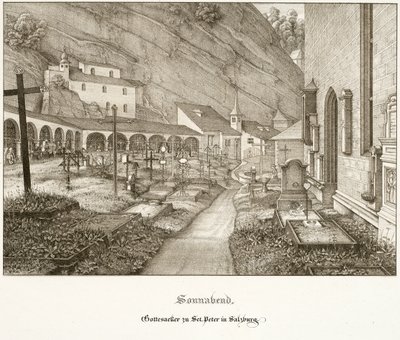 Lauantaina: Pietarinkirkon hautausmaa Salzburgissa. tekijältä Ferdinand Olivier