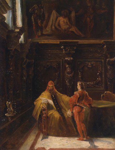 Inneres aus Scuola di San Rocco, Venedig tekijältä Ferdinand Petzl