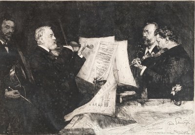 Joachim-kvartetti, 1904. tekijältä Ferdinand Schmutzer