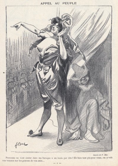 Vetoomus ihmisiin (litho) tekijältä Ferdinand Sigismund Bac